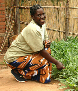 woman organic farm malawi