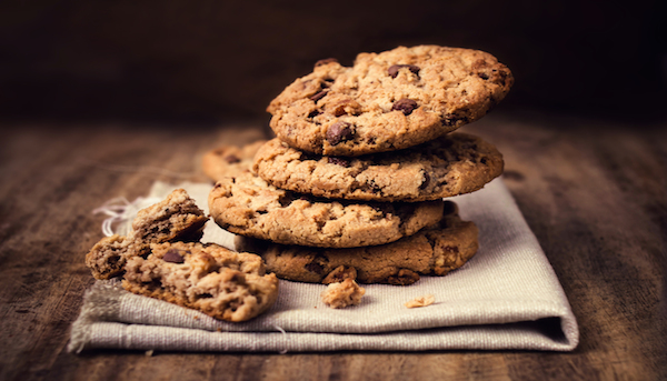 Gluten-Free Vegan Cinnamon Almond Cookies Recipe with Chocolate Chips