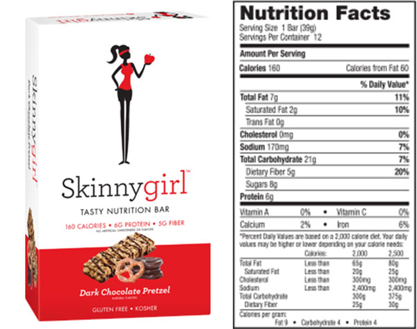 Skinnygirl Snack Bars: Healthy or Healthwashing?