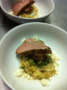 Spice Rubbed Pork with Sweet Corn Risotto_Will Fincher (1)