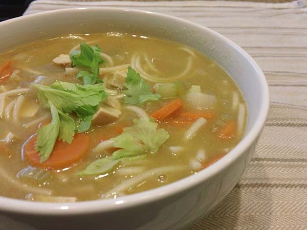 Healthier Noodle Recipe: No-Chicken Noodle Soup