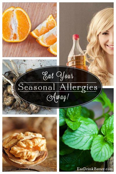 Natural Remedies for Seasonal Allergies are Right in Your Kitchen -  Over-the-counter drugs might alleviate your allergy symptoms, but the side effects can be the pits. Try these food-based natural remedies for seasonal allergies instead!