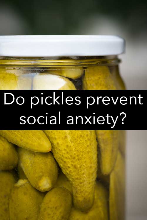 Does eating pickles help with anxiety?