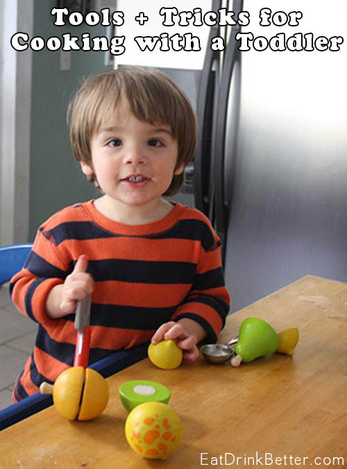 Teaching kids to cook encourages them to eat healthier, and even young kids can get in on the kitchen action. Here are some of the toddler-friendly kitchen activities that I use to get my son interested in cooking and eating healthy food.