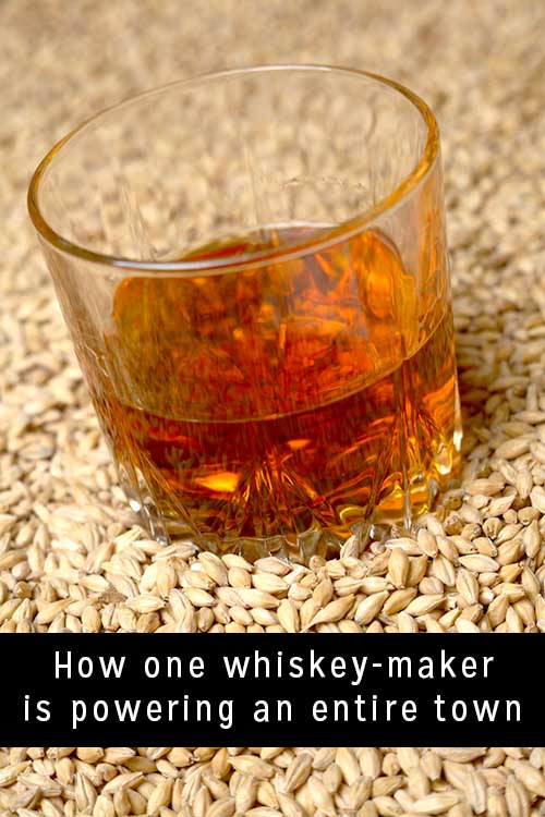 A group of Scottish distillers is using spent grains from whiskey production to generate power for 8,000 homes!