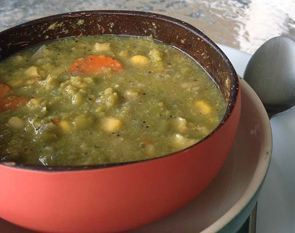 Split Pea Soup from Vibrant Wellness Journal