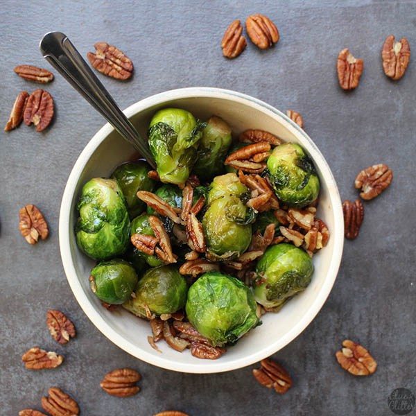 This is another smoky-sweet Brussels sprouts recipe. They only take two minutes to steam in the pressure cooker. Literally - two minutes!