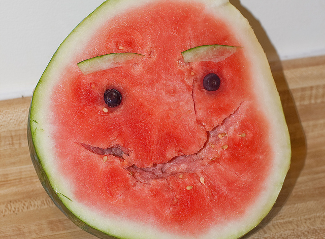 Fruits like watermelon are mood-boosting foods