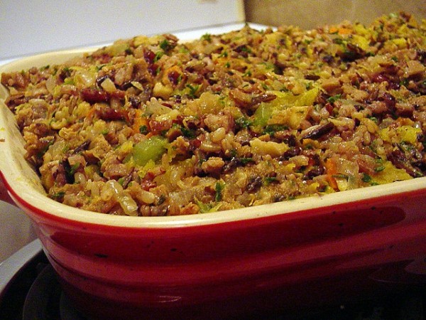 Plant-Based Holiday Main Course: Vegan Cranberry-Wild Rice Casserole
