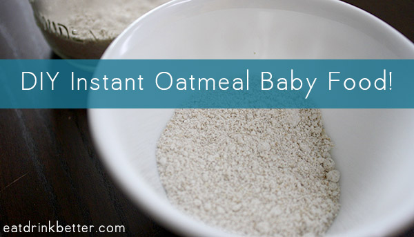 instant oats for baby