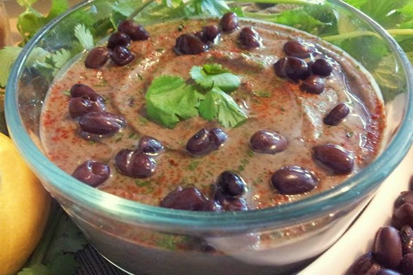 Smoky Chipotle Black Bean Hummus for Two