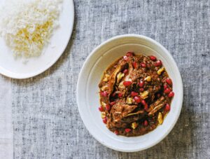 Chicken, Walnut & Pomegranate Stew Recipe