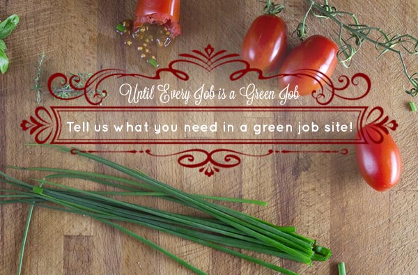 What does your ideal green jobs website look like?