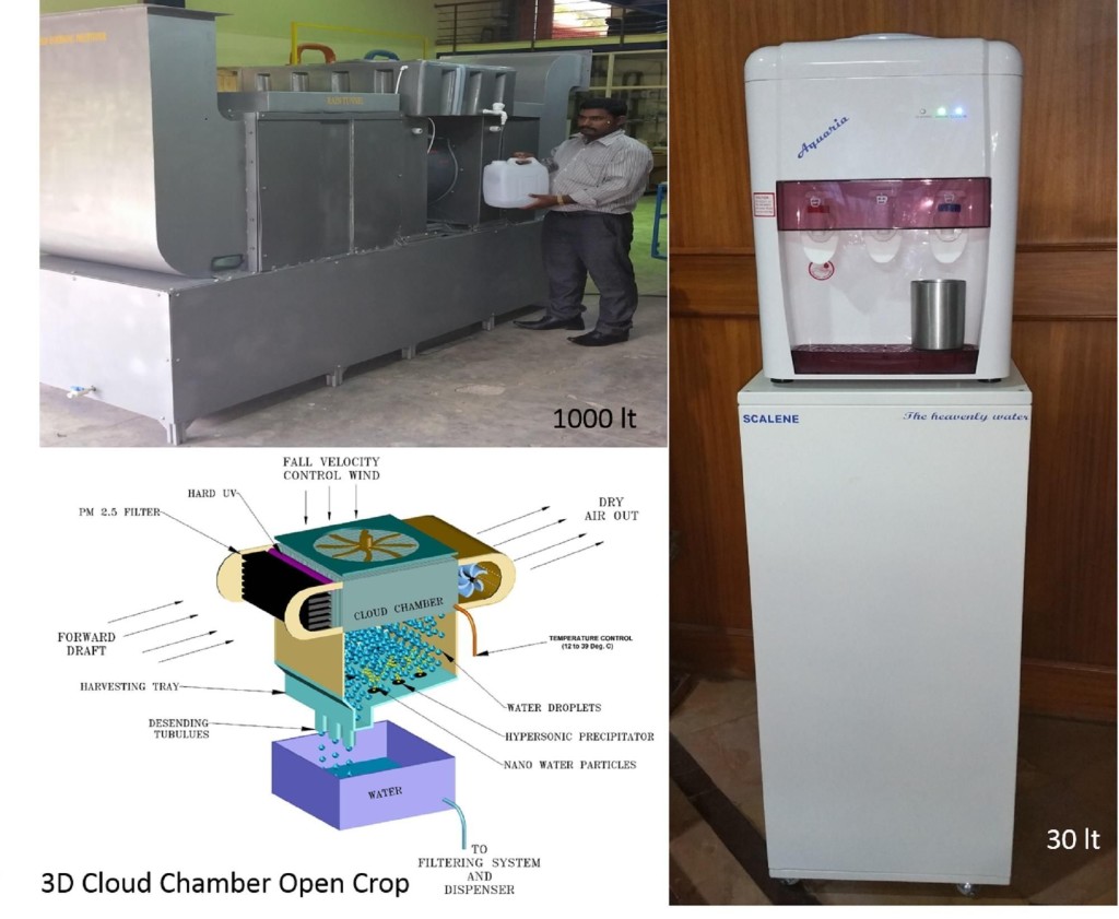 New technology from Bangalore promises clean drinking water by drawing moisture from the air. Rain Tunnel Technology, invented by Dr Rajah Vijay Kumar, Chief Scientific Officer at the De Scalene Research Organization, will soon be available for both commercial and household use.