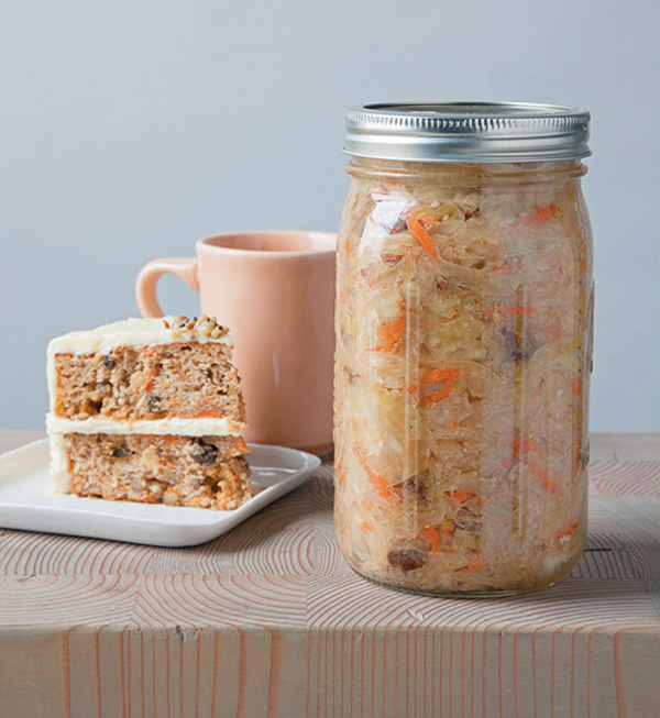 Get the Carrot Cake Kraut recipe from Amanda Feifer's new book: Ferment Your Vegetables!