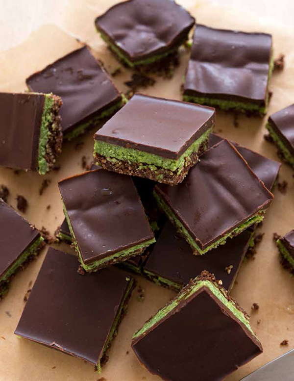 Get the recipe for Minty Matcha Nanaimo Bars from Superfoods 24/7 by Jessica Nadel!