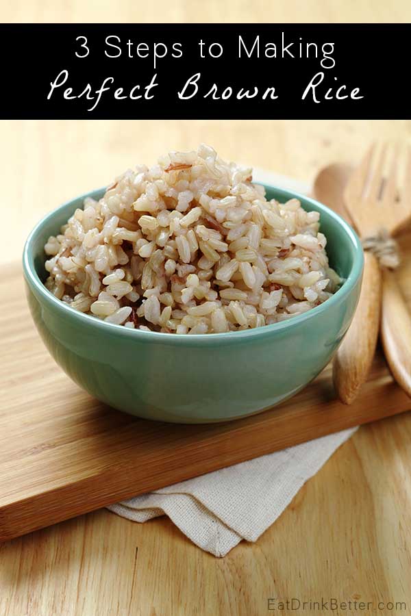 Here's how to cook brown rice perfectly on the stovetop.