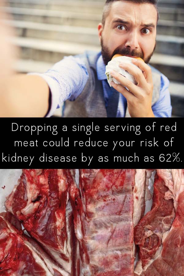A new study found that people who ate red meat were more likely to develop chronic kidney disease.