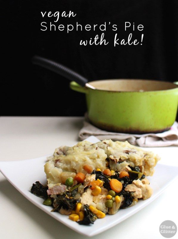 This vegan shepherd’s pie combines some traditional shep pie elements with plenty of vibrant, green kale. It's comfort food with a healthy twist.