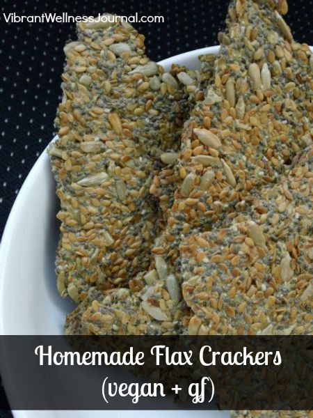 homemade flax crackers