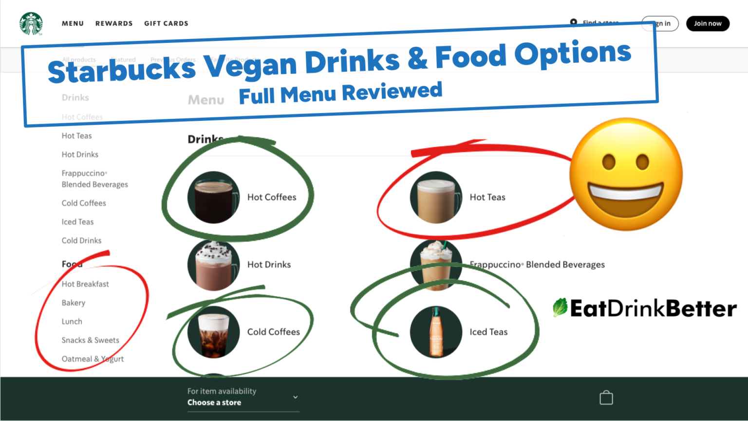 Starbucks Vegan Drinks &amp; Food [2023 Menu &amp; Options]