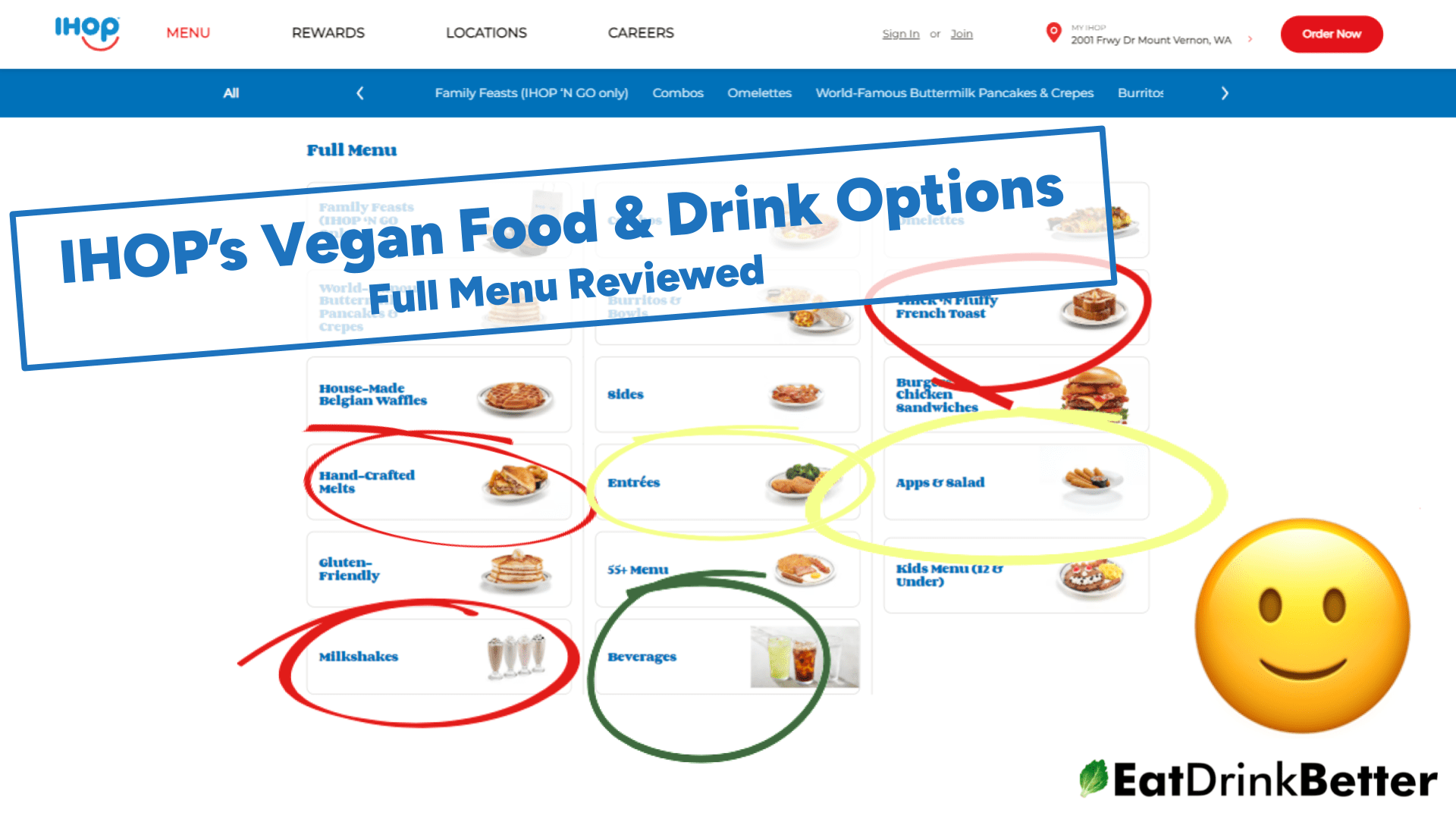 IHOP Vegan Food & Drinks [2023 Menu & Options]