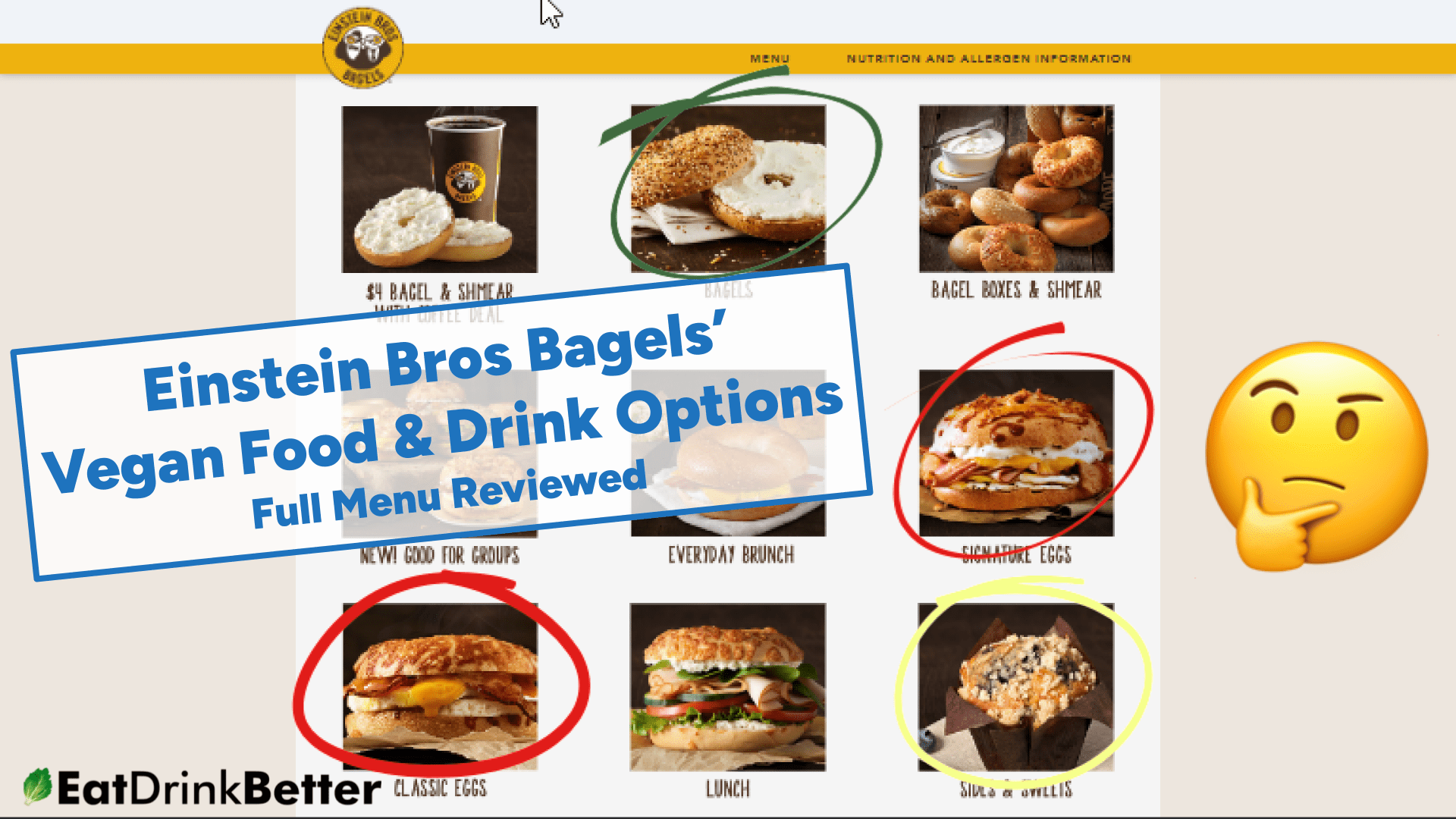 Einstein Bagels Vegan Food & Drinks [2023 Menu & Options]