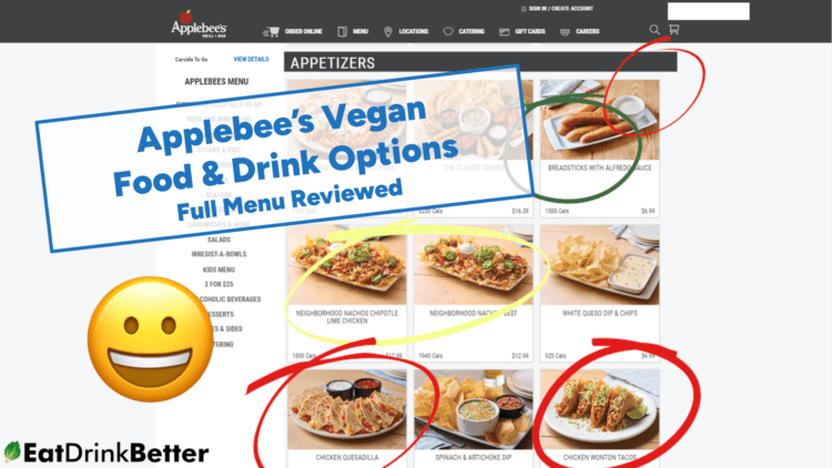 Applebee s Vegan Food Drinks 2023 Menu Options 