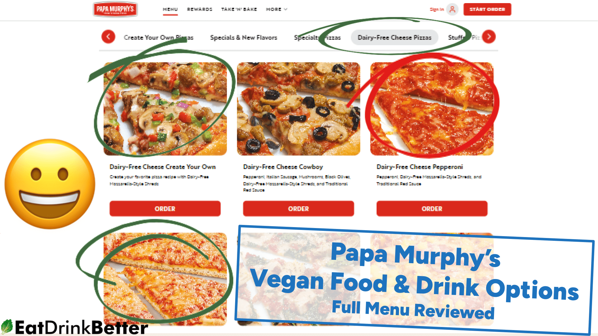 Menu - Papa Murphy's Pizza