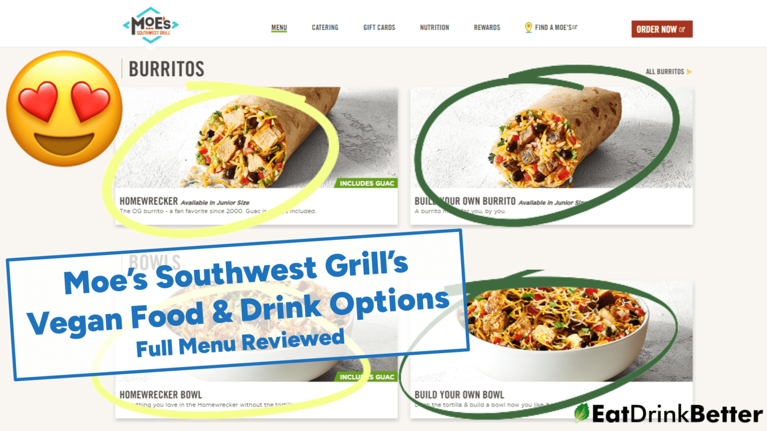 Moe's Southwest Grill Vegan Food & Drinks [2023 Menu & Options]