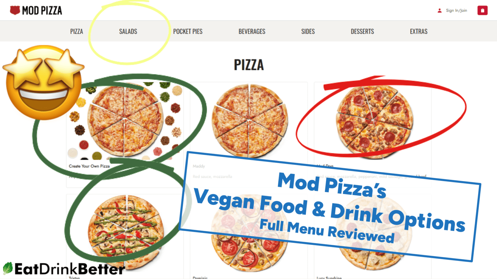 Mod Pizza Vegan Food & Drinks [2023 Menu & Options]