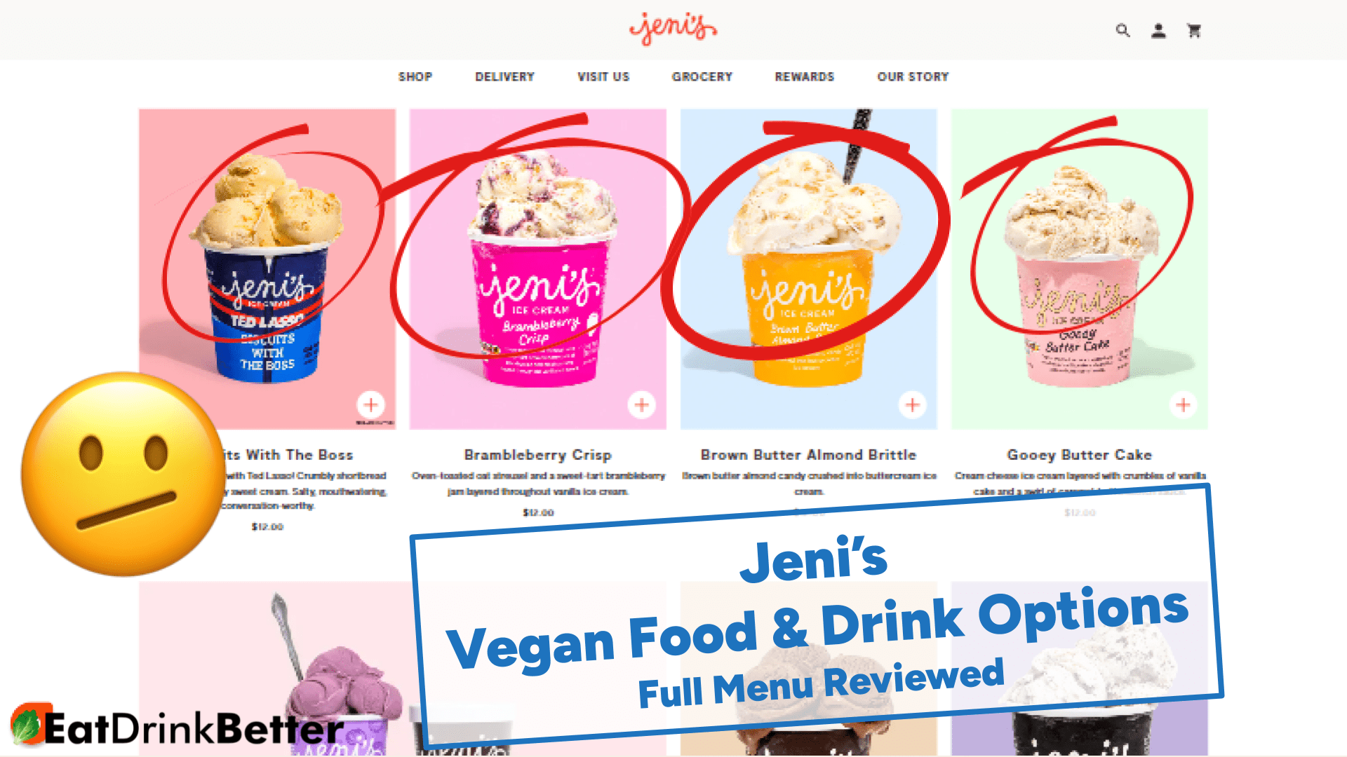 Jeni's Ice Cream Vegan Food & Drinks [2023 Menu & Options]