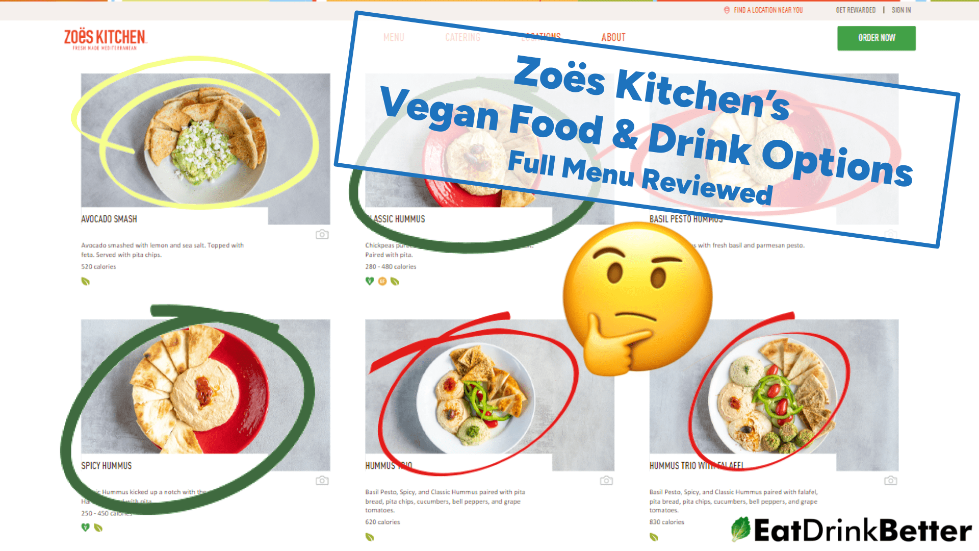 Zoës Kitchen Vegan Food Drinks 2023