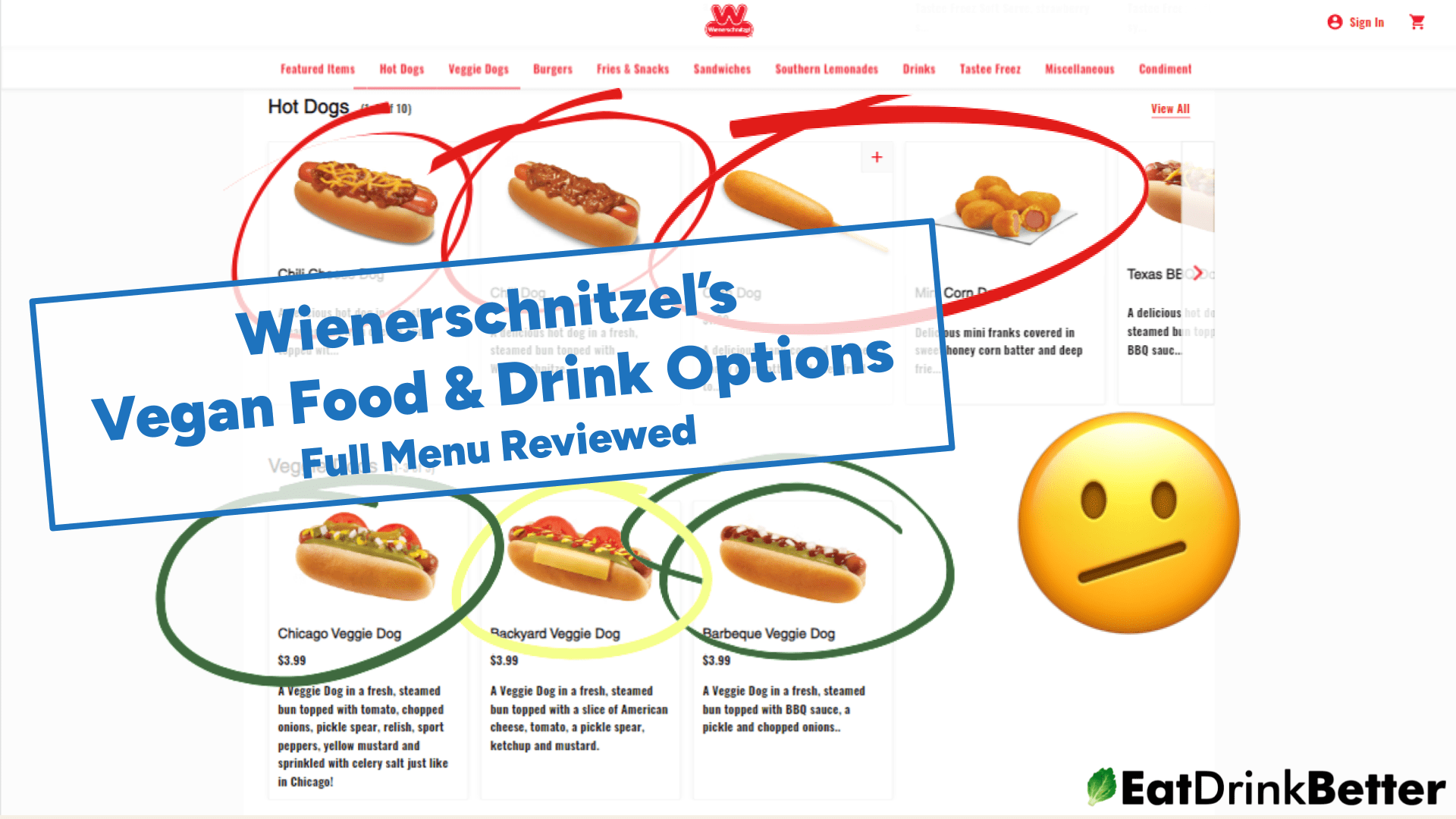 Menu & Food Items - Wienerschnitzel