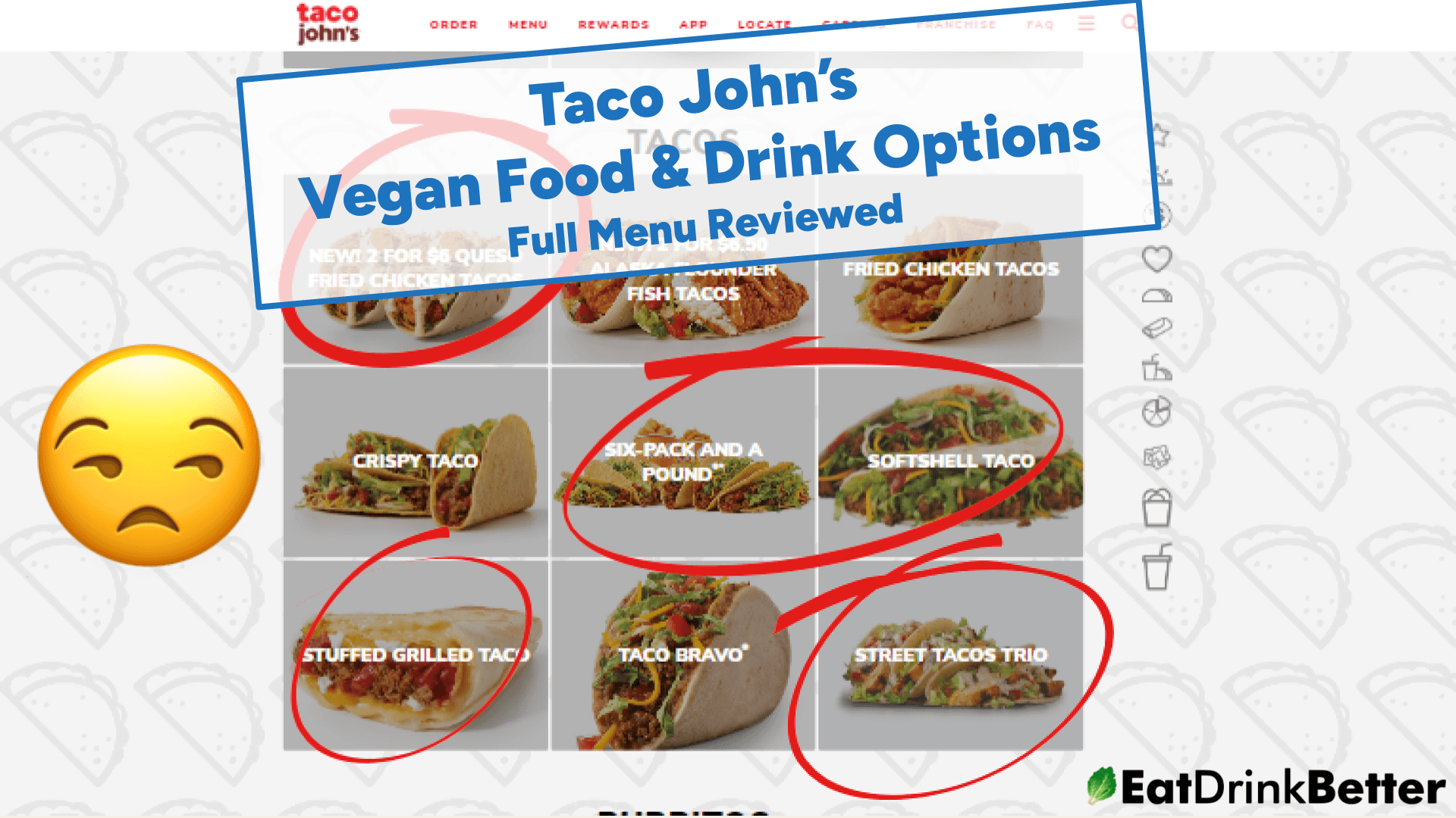 Taco John's Vegan Food & Drinks [2023 Menu & Options]