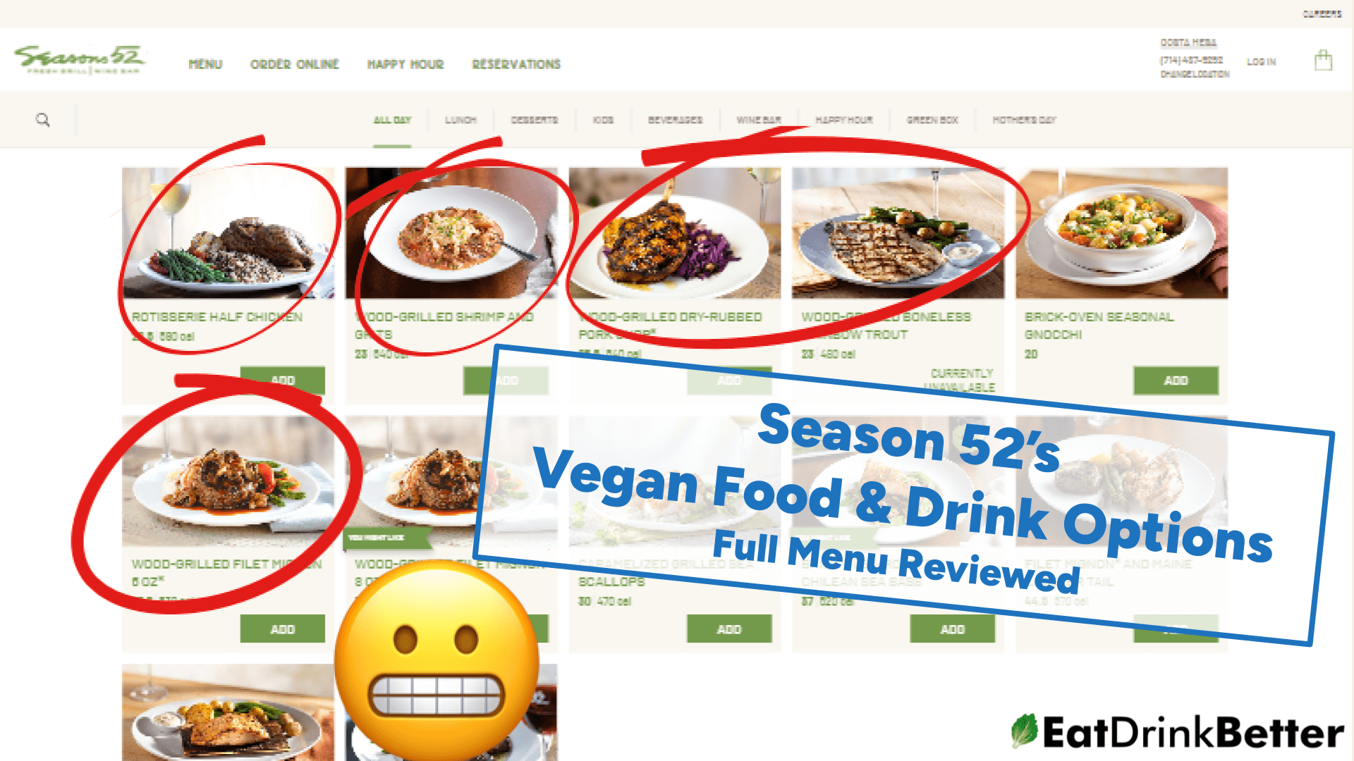 Season 52 Vegan Food & Drinks [2023 Menu & Options]
