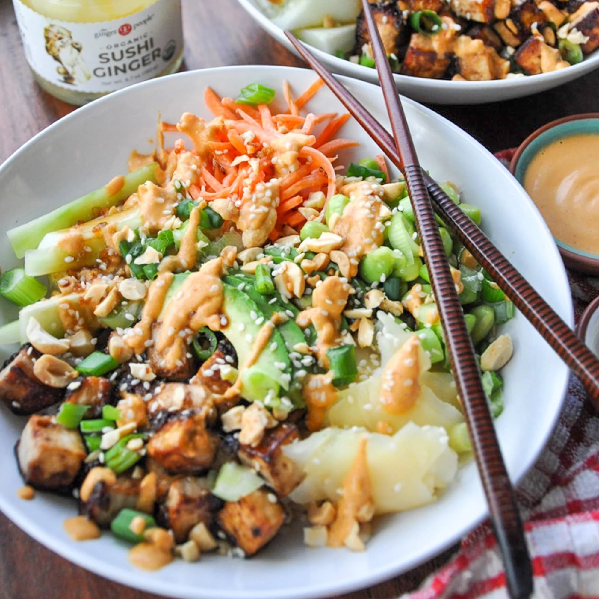 Salmon Sushi Bowls with Homemade Spicy Mayo! - Chef Savvy